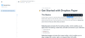 Dropbox Paper