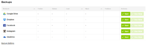 pCloud Backups