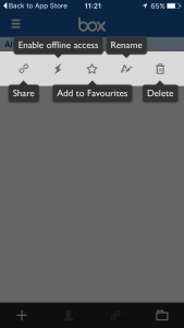Box Iphone app