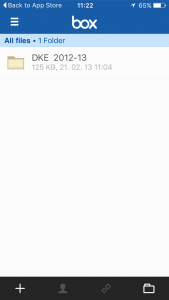 Box Iphone app