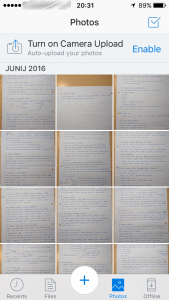 Backup example