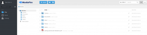 MediaFire Interface