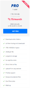 MediaFire Review Pro Plan