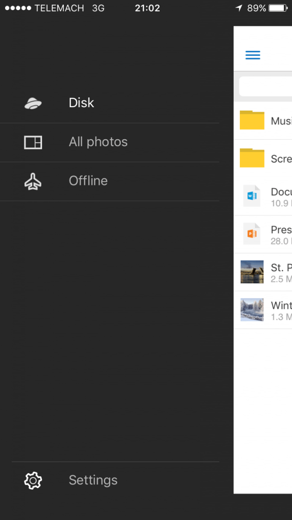Yandex.Disk Review Mobile