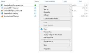 OneDrive Review On-Demand Feature