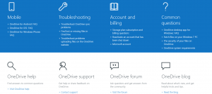 OneDrive Support