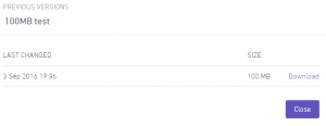 JottaCloud File Versioning