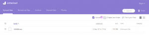 JottaCloud Interface