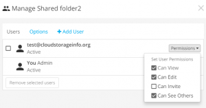 Sync.com Business Permissions