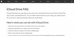 iCloud Drive FAQ
