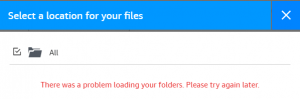 Amazon Cloud Drive Error