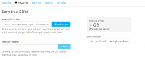 How To Get Free Cloud Storage With Sync.com2