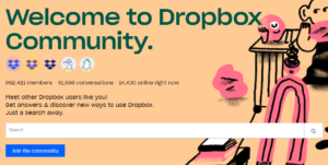 Dropbox community