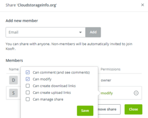 Koofr Review Add People