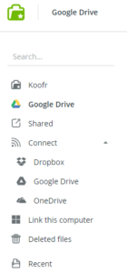 Koofr Review Connect With Google Drive