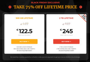 pCloud Black Friday 2019