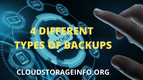 types of data backup in computer