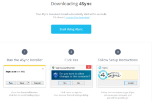 4Sync Review - Download details