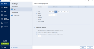 Acronis True Image Review - Backup Schedule
