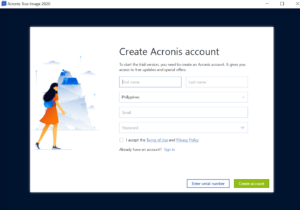 Acronis True Image Review - Registration