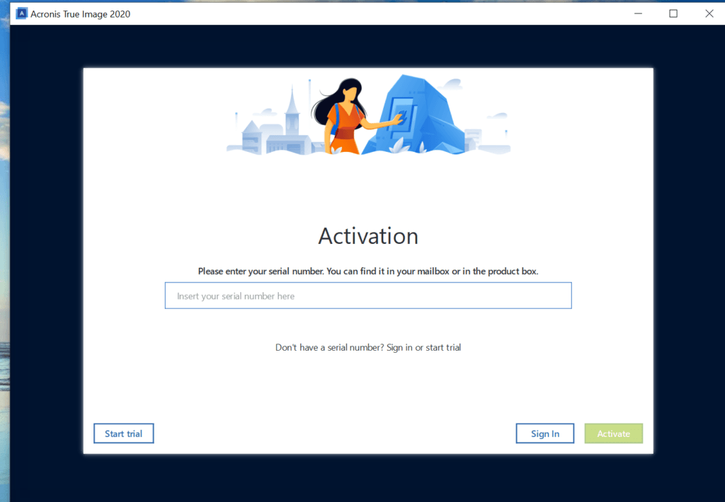 pny acronis activation serial