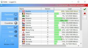 AirVPN Review - Server 1