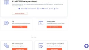 Astrill VPN Review - Support 1