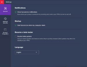 Avast SecureLine VPN Review - Ease of Use 00000