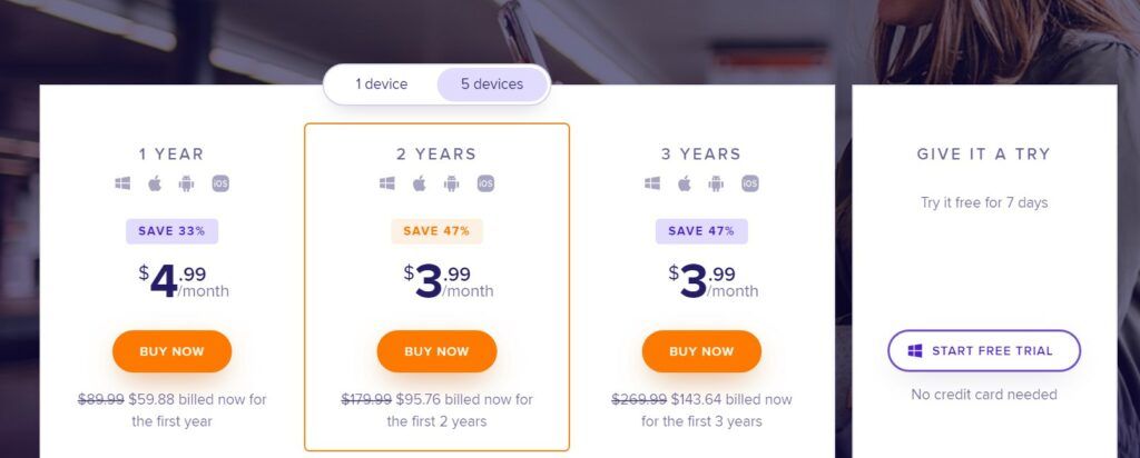 avast secureline vpn free month trail