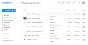 Best Cheap Cloud Storage - JumpShare