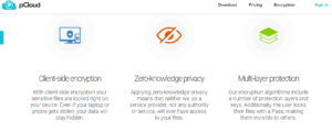 Best Cheap Cloud Storage - pCloud security