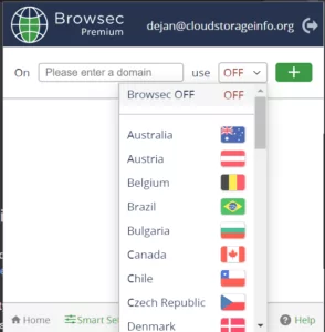 Browsec VPN Review - Ease of use 9