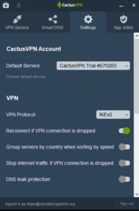 CactusVPN Review - Ease of use 00009