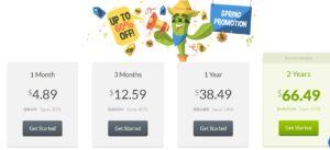 CactusVPN Review - Pricing 2