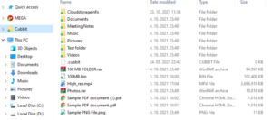 Cubbit Review Sync Folder