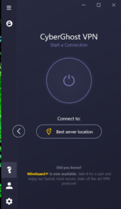 CyberGhost VPN Review - Ease of use 01