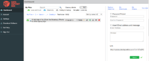 Data Deposit Box Review - Link Sharing