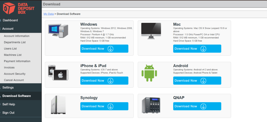 Data Deposit Box Review - System Compatibility