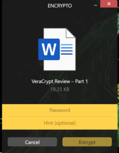 Encrypto Review - Ease Of Use 0007