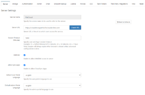 FileCloud Review Settings