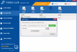 Folder Lock Review - Ease of Use - 0000010