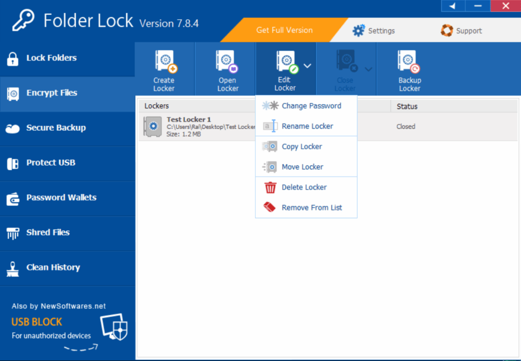 Folder Lock Review - Ease of Use - 0000012