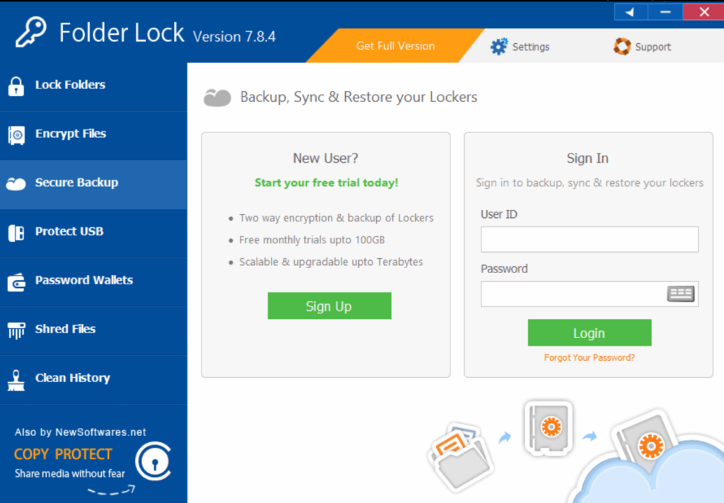 Folder Lock Review - additional features 1