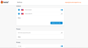 Hola VPN Review - Ease of use 0000456
