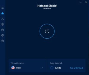 Hotspot Shield VPN Review - Ease of Use 1