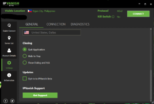 IPVanish VPN Review - Ease of Use 00006abc