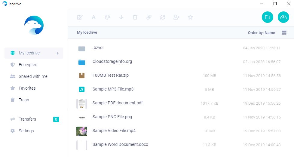 Icedrive Review Portable app