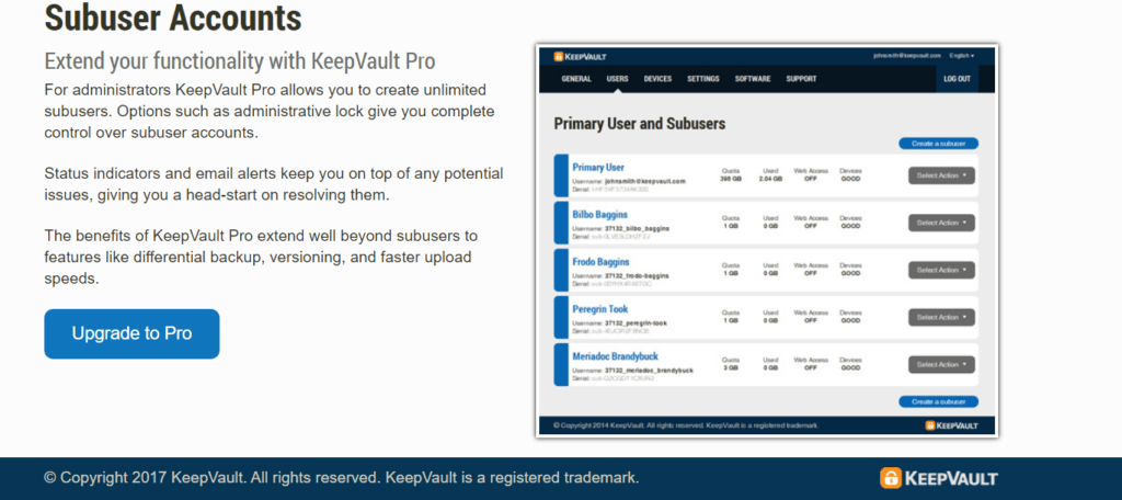 KeepVault Review - Additional Features 1