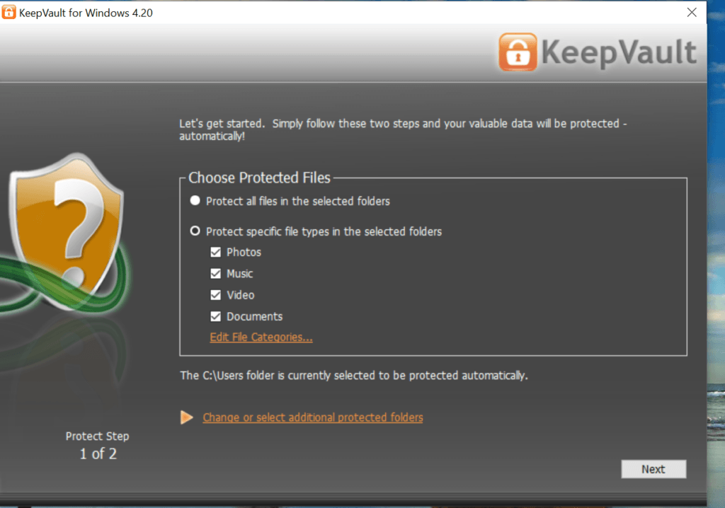 KeepVault Review - Installation 4