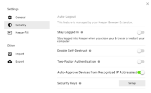Keeper Review - Ease Of Use 15